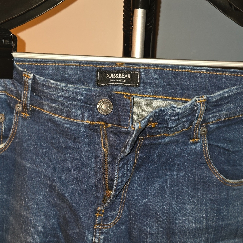 Pull&Bear Indigo Denim Pants